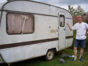 What a salesman - would you buy a caravan from him? Before...